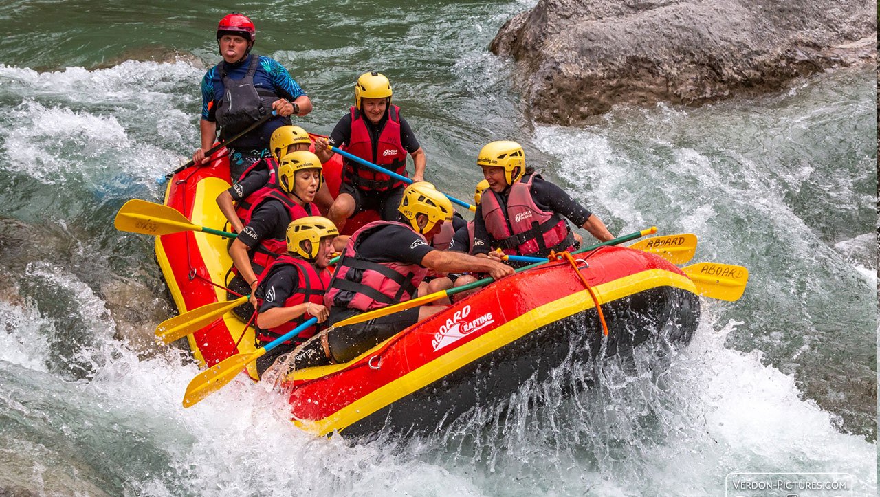 Activités dans les Gorges du Verdon - Rafting avec Aboard Rafting Verdon